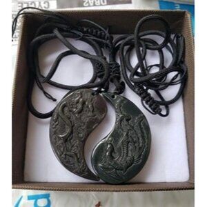 New Dragon and Phoenix Necklace,Yin Yang Pendant Necklaces for Couples